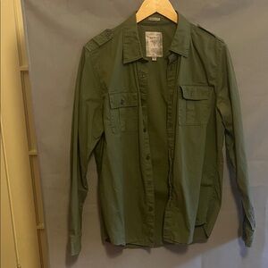 GAP Men's Olive Green Shirt Jacket